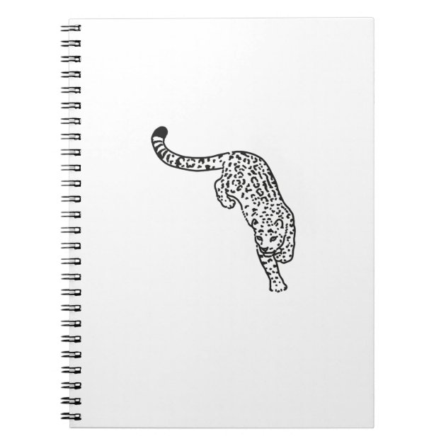 Leopard Tattoo Vintage Notebook